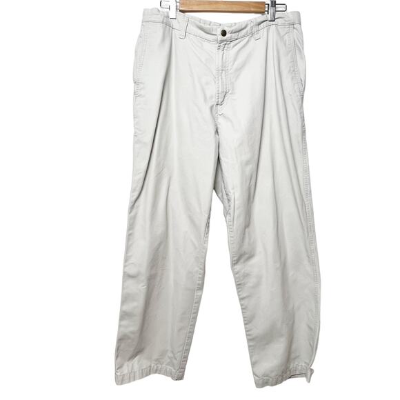 Columbia Stone Straight Leg Cotton Chino Flat Front Pants Men’s Size 36 x 30 - Picture 1 of 16